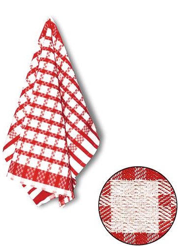 Canovacci strofinacci da cucina in 100% cotone tinto in filo set 12 pezzi